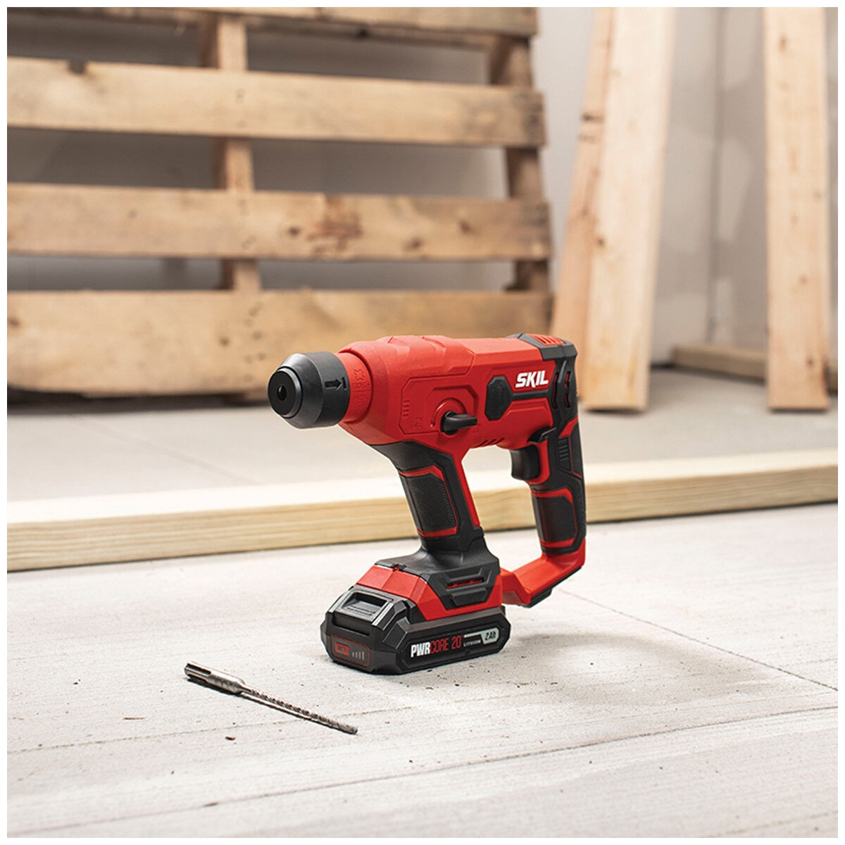 SKIL PWRCORE 20V Brushless SDS Hammer Drill RH1704E-00, 4 Modes, High Torque