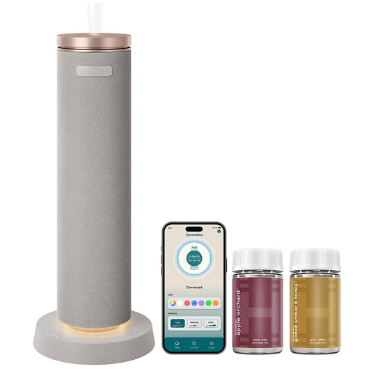 Homedics SereneScent Waterless Wireless Diffuser Bundle with 2 x 60ml Oils – view 2