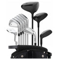 Stix Golf Right Hand 10 Piece Golf Club Set Black Silver Stand Bag