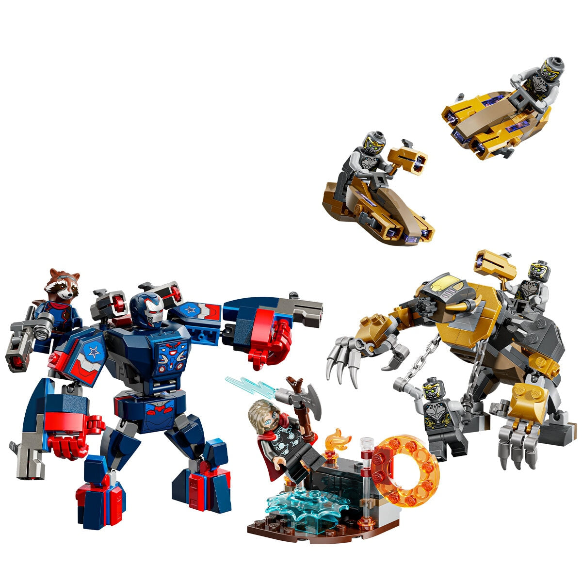 LEGO Marvel Avengers Thor vs. Chitauri 76322, 373 Pieces, Ages 8+