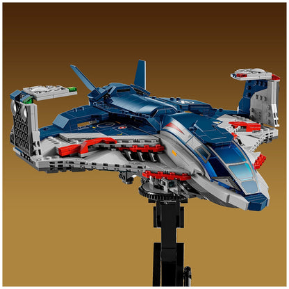 LEGO Marvel Avengers Quinjet 76325, 1,131 Pieces, Includes Minifigures, Ages 12+