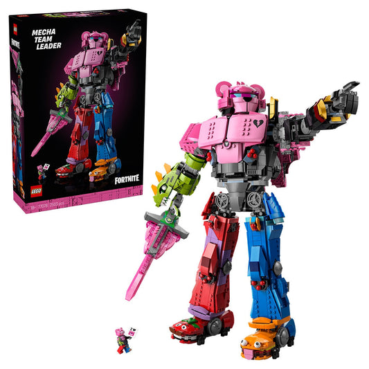 LEGO Fortnite Mecha Team Leader 77078 - 2503 Pieces, Poseable Model for Adults