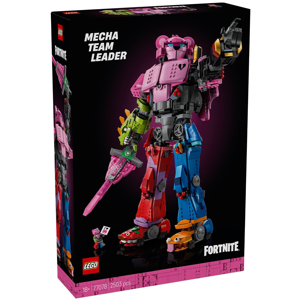 LEGO Fortnite Mecha Team Leader 77078 - 2503 Pieces, Poseable Model for Adults