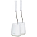 Joseph Joseph Flex Lite Toilet Brush 2 Pack White Grey Compact