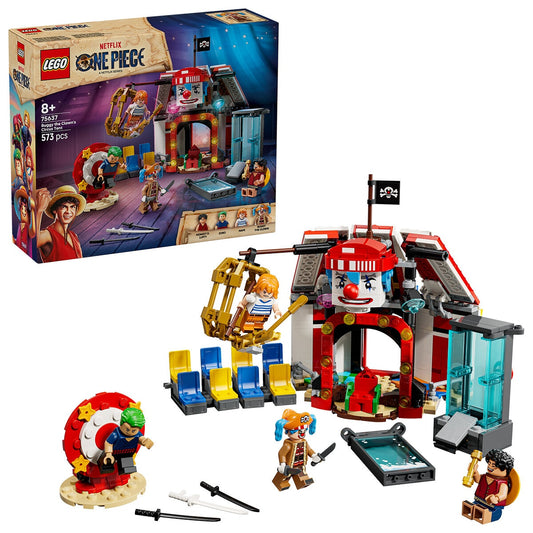 LEGO ONE PIECE Buggy the Clown Circus Tent 75637, 573 Pieces, Ages 8+, Includes Luffy & Zoro - Auzzistore