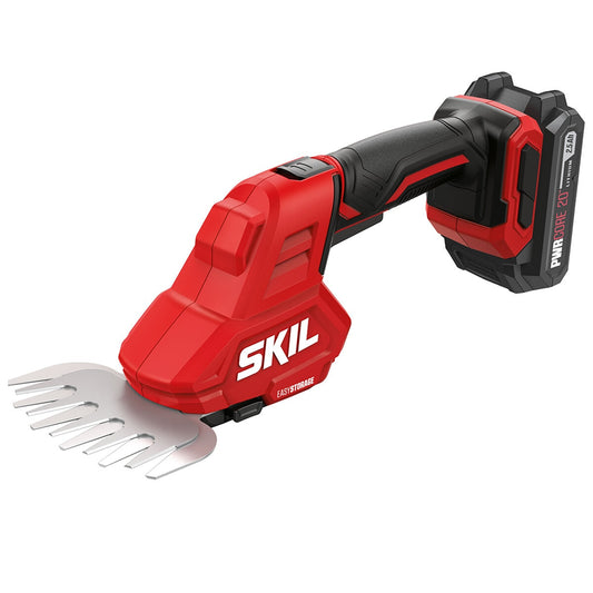 SKIL 20V Grass and Shrub Shear Kit, Lightweight, Tool-less Blade Change, Weather Resistant - Auzzistore