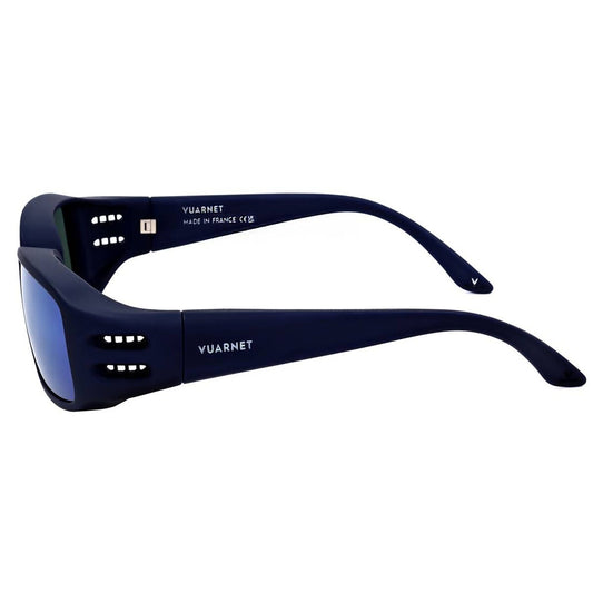 Vuarnet Adventure Men's Polarised Square Sunglasses, Grey Blue Lens, 55 mm – view 2