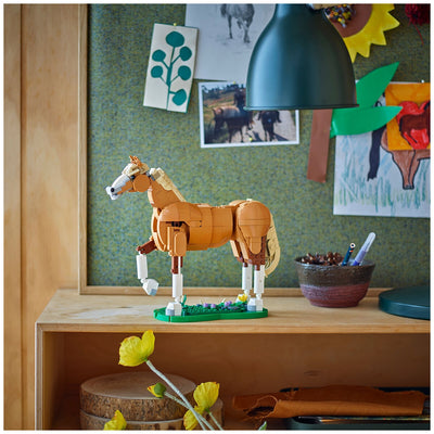 LEGO Creator 3-in-1 Beautiful Horse 31166 685-Piece Animal Toy