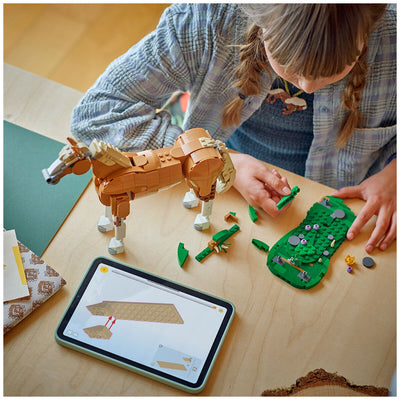 LEGO Creator 3-in-1 Beautiful Horse 31166 685-Piece Animal Toy