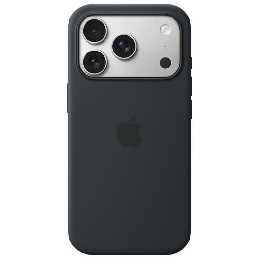 Apple iPhone 17 Pro Silicone Case with MagSafe Black, Recycled Silicone, Hands-Free