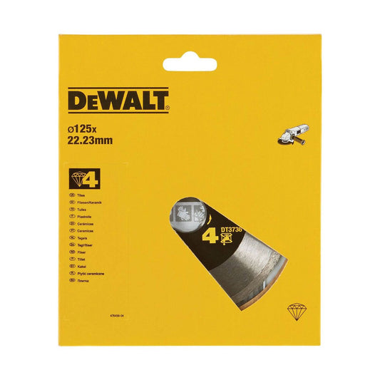 Dewalt Diamond Wheel Blade - 125mm - Continuous Rim - Durable Cutting Tool – view 2 - Auzzistore