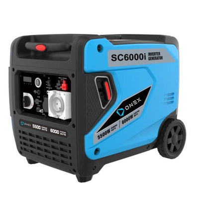 Onex Inverter Generator 5.5kW SC6000i Portable Pure Sine Cyan