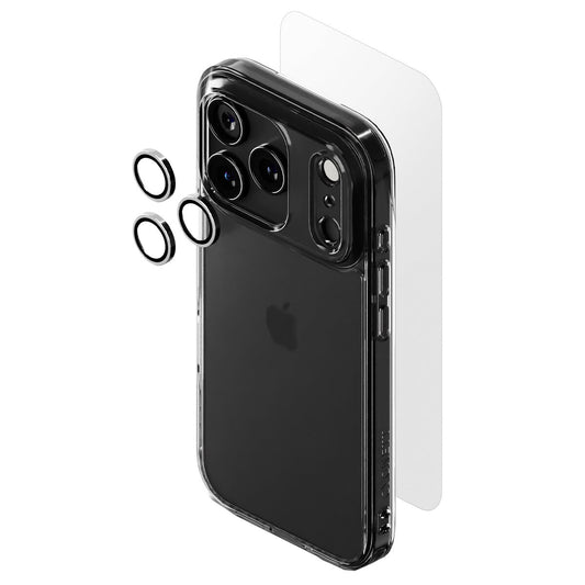 Cygnett 3 In 1 Bundle 360° Protection Kit for iPhone 17 Pro Max Clear