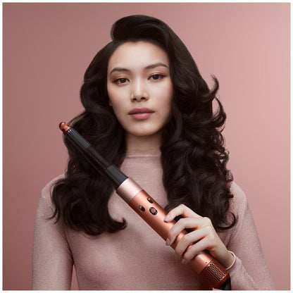 Dyson Airwrap i.d. Amber Silk 6-in-1 Multi-Styler - No Heat Damage, Personalised Curls