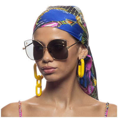 CAMILLA Pedigree 2330810 Butterfly Sunglasses Gold Metal Green Stylish