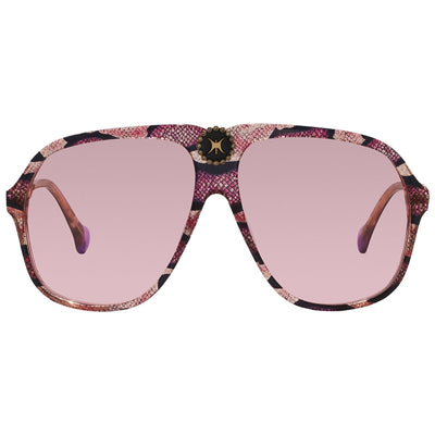 CAMILLA The Heiress 2330902 Stylish Aviator Sunglasses Pink Glitter Snake