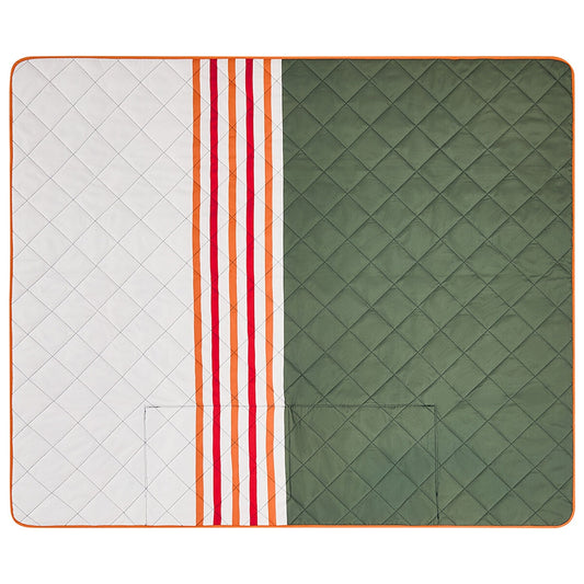 Hunter Outdoor Picnic Blanket 152 x 183 cm Cypress Block Green Water Resistant - Auzzistore