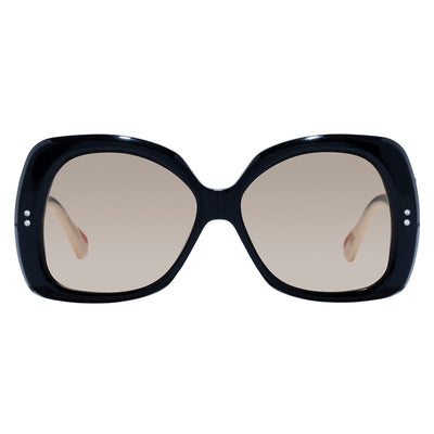 Camilla Women's Butterfly Sunglasses CAM2431006 Black/Ivory Acetate Amber