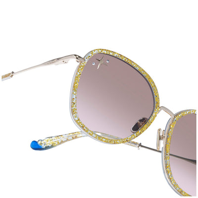 Camilla Luxor Life Women's Oversized Round Sunglasses Gold 59mm 2431030