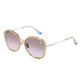 Camilla Luxor Life Women's Oversized Round Sunglasses Gold 59mm 2431030