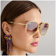 Camilla Luxor Life Women's Oversized Round Sunglasses Gold 59mm 2431030 — image 5