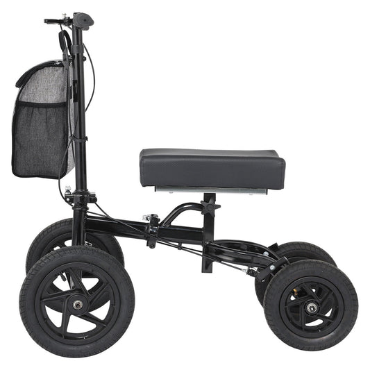 Altus Knee Scooter Walker Black, 158 kg Capacity, All-Terrain Pneumatic Tires – view 2