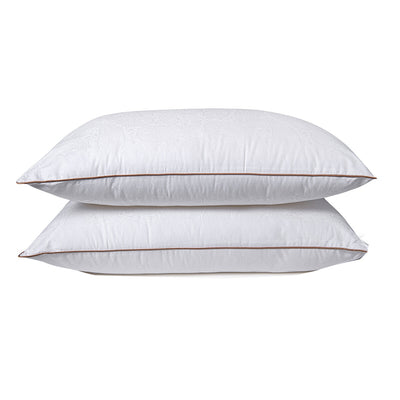 Lavance Antibacterial Pillow 2 Pack All-Season White/Copper Gold