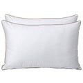 Lavance Antibacterial Pillow 2 Pack All-Season White/Copper Gold