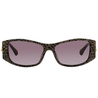 CAMILLA Pinot At The Palazzo 2330821 Rectangle Sunglasses Leopard Black