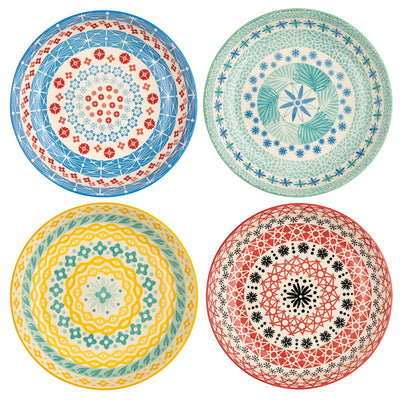 Signature Housewares Dinner Bowls 4 Piece Set Stoneware Capacity 1154ml