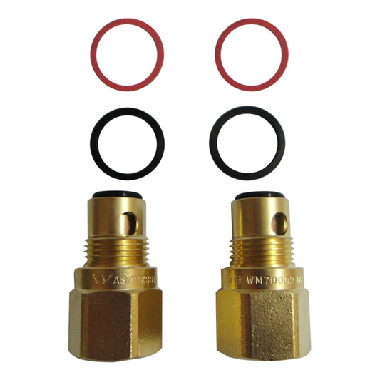 Kinetic Ceramic Disc Spindle Extender 2 Pack - 28mm - Lead Free Brass