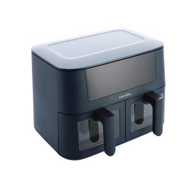 GreenPan Bistro Dual Zone Air Fryer 2x4L CC009332-001 Oxford Blue