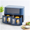 GreenPan Bistro Dual Zone Air Fryer 2x4L CC009332-001 Oxford Blue