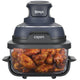 Ninja Crispi 4-in-1 Portable Glass Air Fryer FN101GYANZ, 3.8 Litre and 1.4 Litre