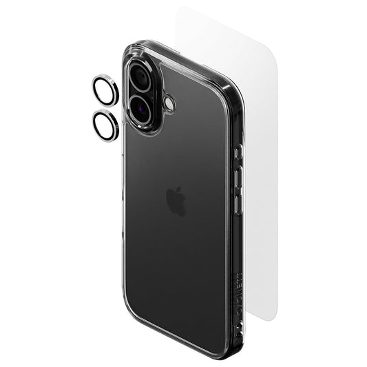 Cygnett 3 In 1 Bundle 360° Protection Kit for iPhone 17 - Clear, Slim Fit