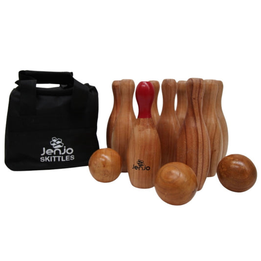Jenjo Wooden Skittles - Auzzistore