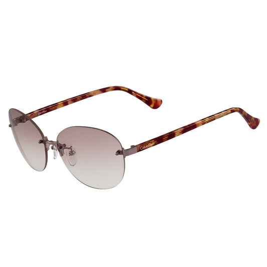 Calvin Klein Men's Sunglasses CK1223SA, Gradient Burgundy, Oval, 58 mm