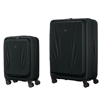 Wenger Skyon 2 Piece Luggage Set - Hardside, TSA Lock, USB Port, Black