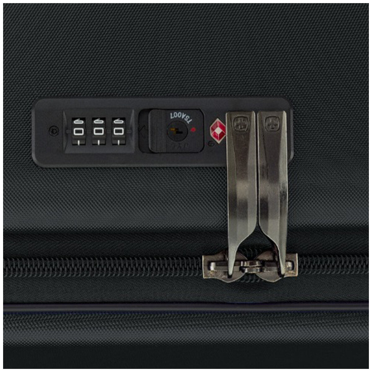 Wenger Skyon 2 Piece Luggage Set - Hardside, TSA Lock, USB Port, Black