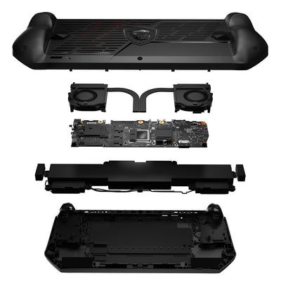 MSI Claw 7 AI+ A2VM-026AU FHD Portable Gaming Handheld, Black