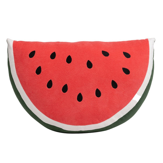 Brentwood Originals Watermelon Fruit Shape Pillow 419x470x140mm, OEKO-TEX Certified