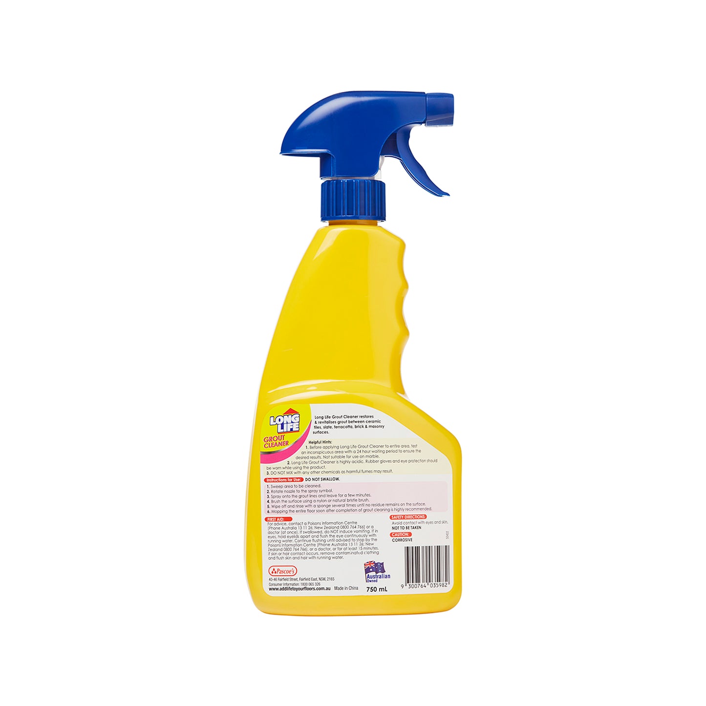 Long Life 750ml Grout Cleaner