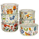 Signature Microwaveable Bowls With Lids 6 Piece Set
