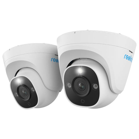 Reolink 12MP PoE Dome Cameras 2-Pack, Colour Night Vision, Two-Way Audio, Weatherproof - Auzzistore