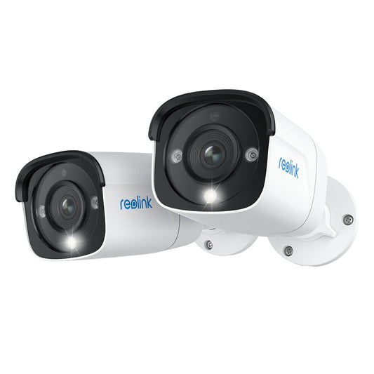 Reolink 12MP PoE Bullet Cameras 2-Pack - Colour Night Vision, IP66, Two-Way Audio - Auzzistore