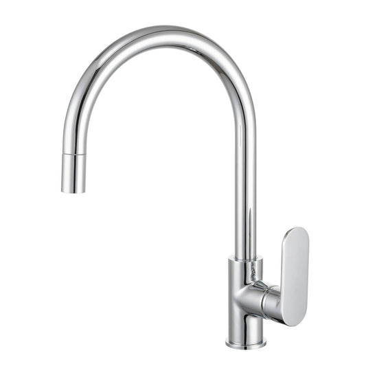 Mondella 35mm Chrome Affiniti Pull Out Sink Mixer - Lead-Free Brass - Water Efficient - Auzzistore