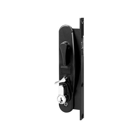 Rolltrak Black Sliding Screen Door Lock - 45mm Alloy - Durable Design - Auzzistore