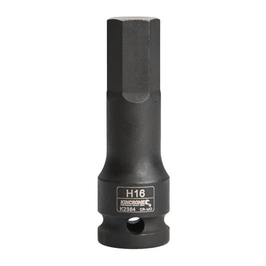 Kincrome 16mm Hex Impact Socket 1/2 Drive Cr-Mo Rust Resistant - Auzzistore