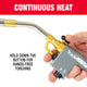 Turbo Cyclone Torch - Heating Tool - 45mm x 115mm x 190mm - Multi-Fuel Compatible