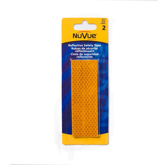 Sandleford Amber High Intensity Reflective Tape 2 Pack - 38 x 110mm - Auzzistore